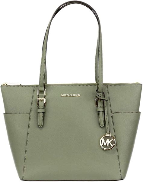 army green michael kors purse